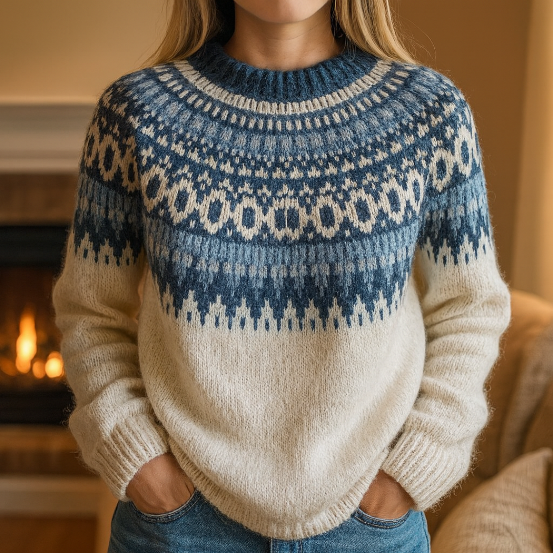Nordic Knit Jumper – Snowfall Heritage Pullover
