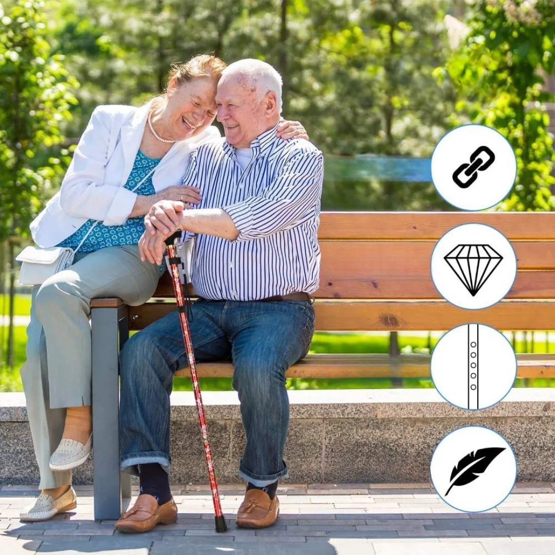 Nordspur | TrailFlora Adjustable Foldable Walking Stick