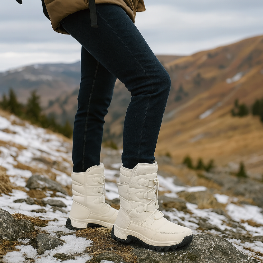 Women's Waterproof Winter Boots with Warm Lining – FrostTrek