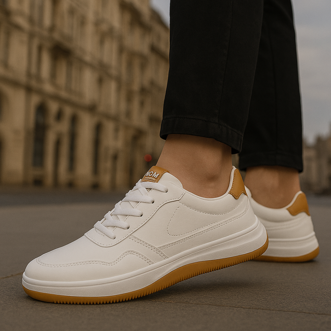 Leather Sneakers – Serata Luxe Trainers