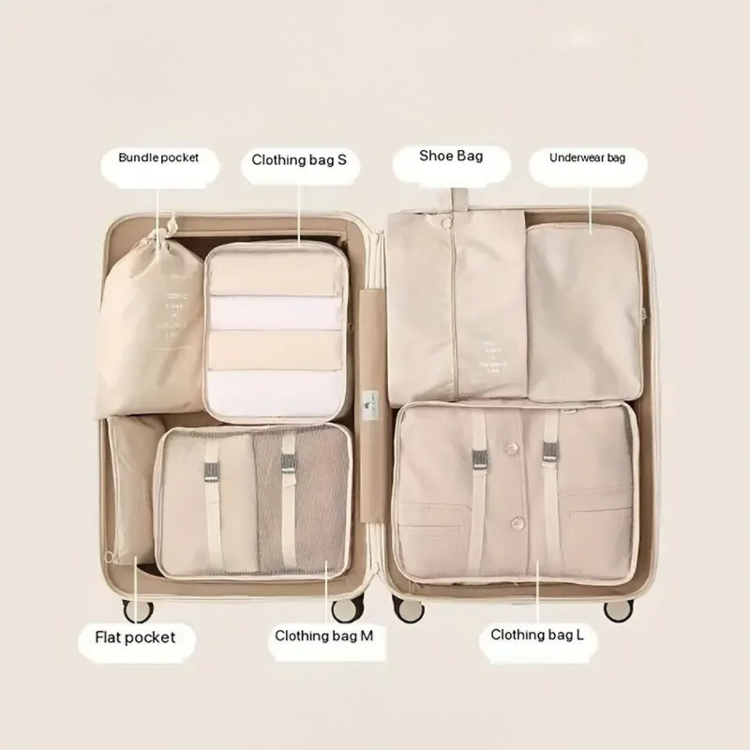 Nordspur | Packoria Seven Piece Packing Cube Set
