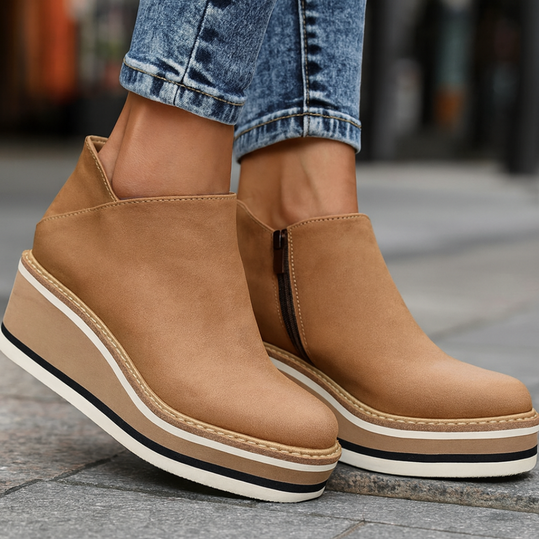 Waterproof Platform Ankle Boots – WeatherStep Chelsea