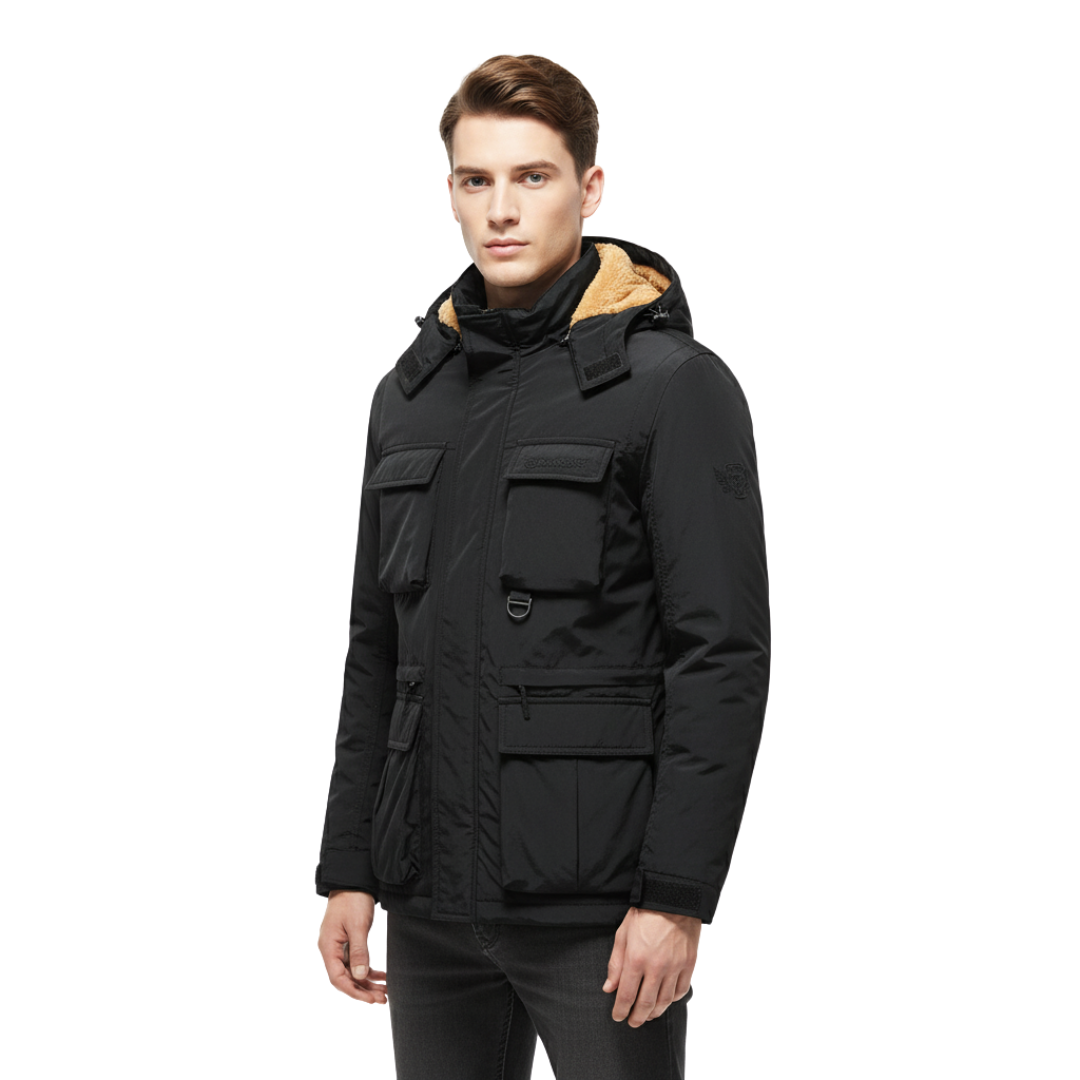 Men’s 3-in-1 Waterproof Jacket – Convertible Outdoor Coat