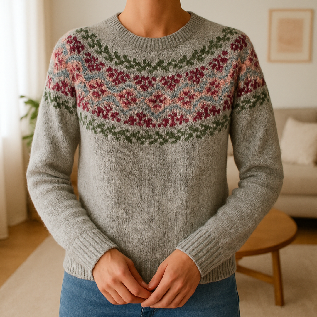 Fair Isle Knit Sweater Vest – FrostBloom Jumper