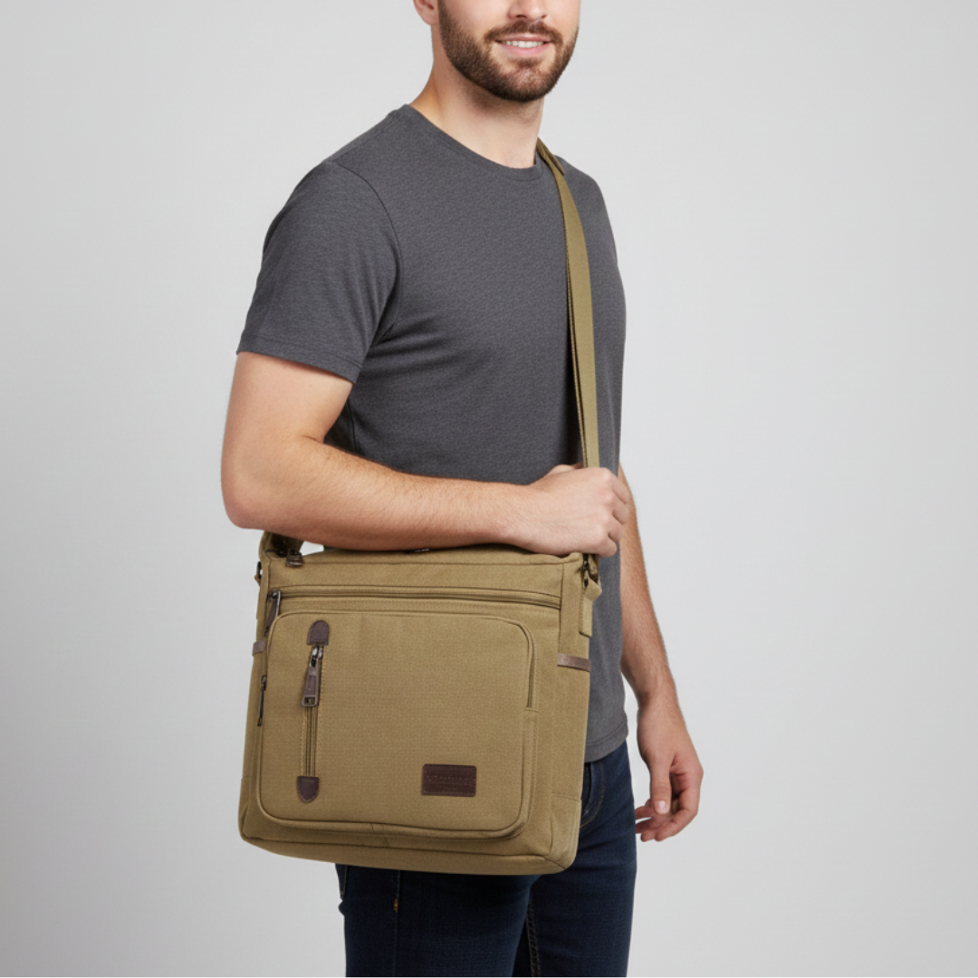 Nordspur | Retro Canvas Shoulder Bag