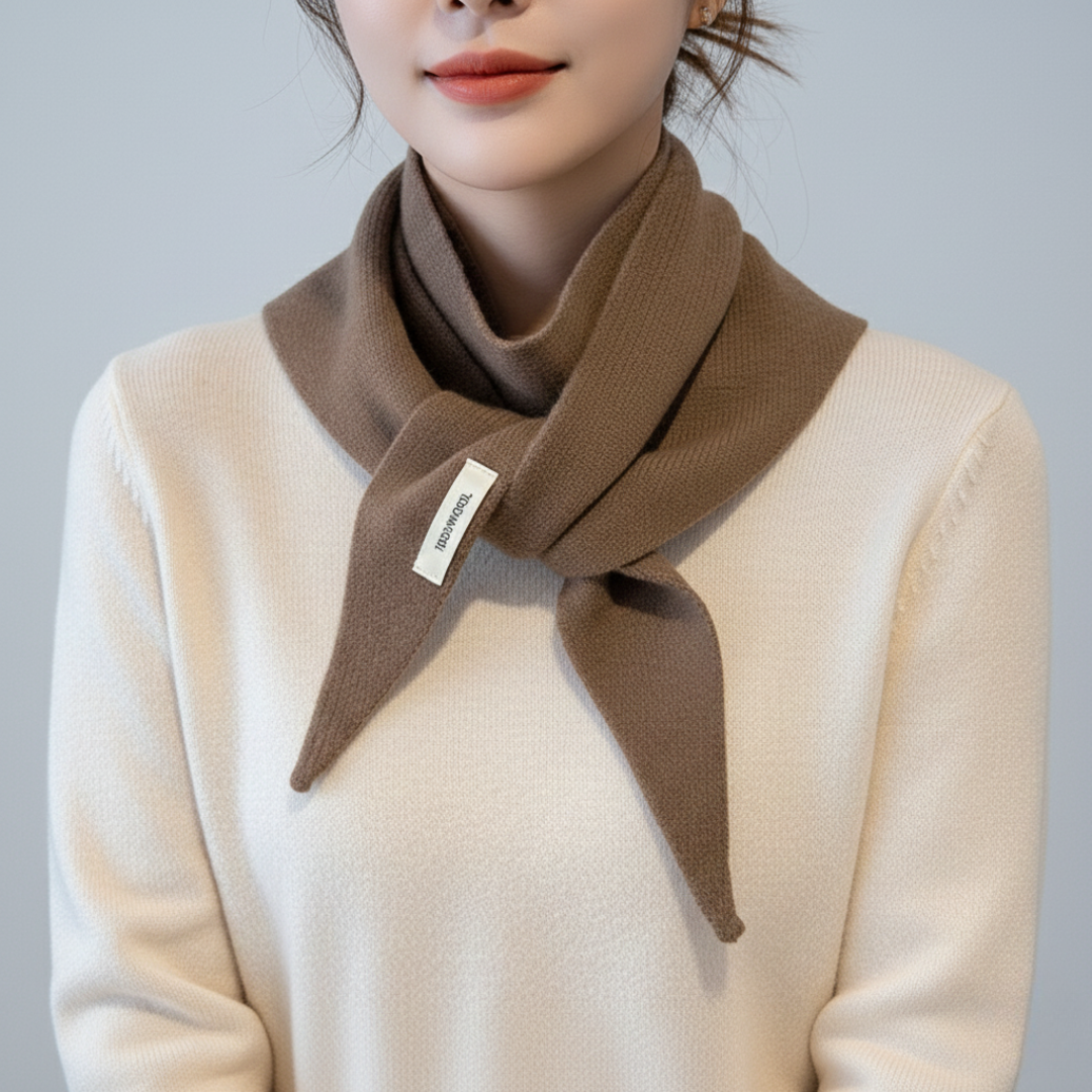 Nordspur | Wool Knit Triangular Scarf