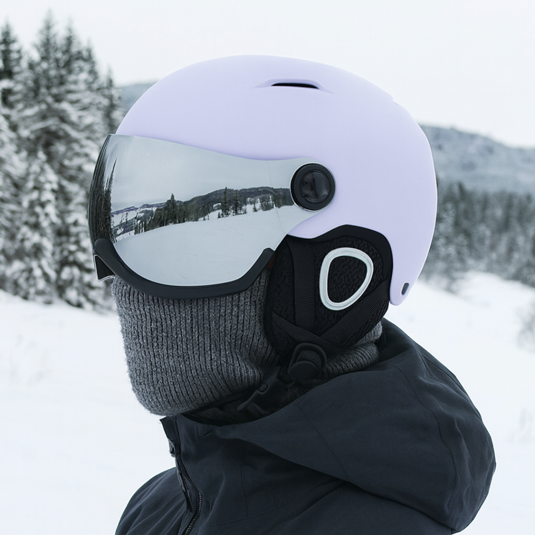 Ski Helmet with Visor – FrostGuard Pro