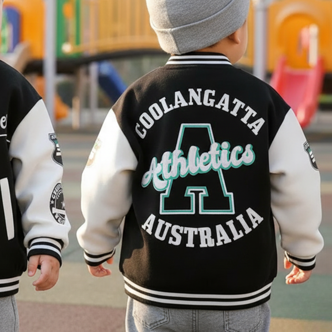 Baby Jacket – VarsityStyle Letter Jacket for Children