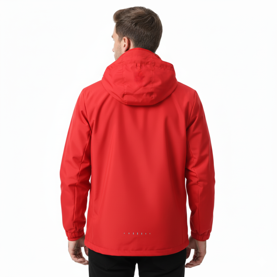 Men’s Hooded Waterproof Rain Shell Jacket – Casual Everyday Rain Jacket for Men
