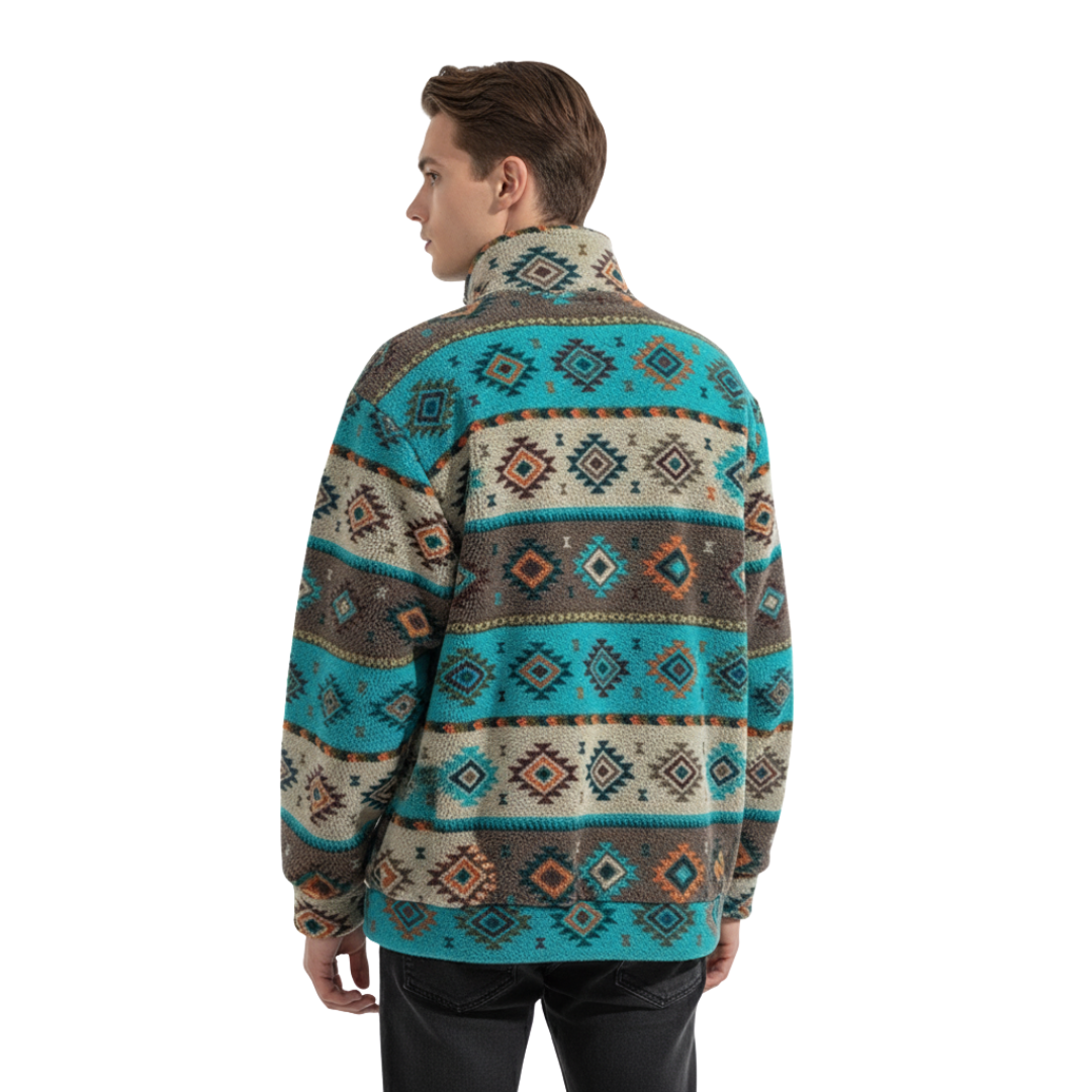 Men’s Half-Zip Fleece Pullover – Sweatshirt