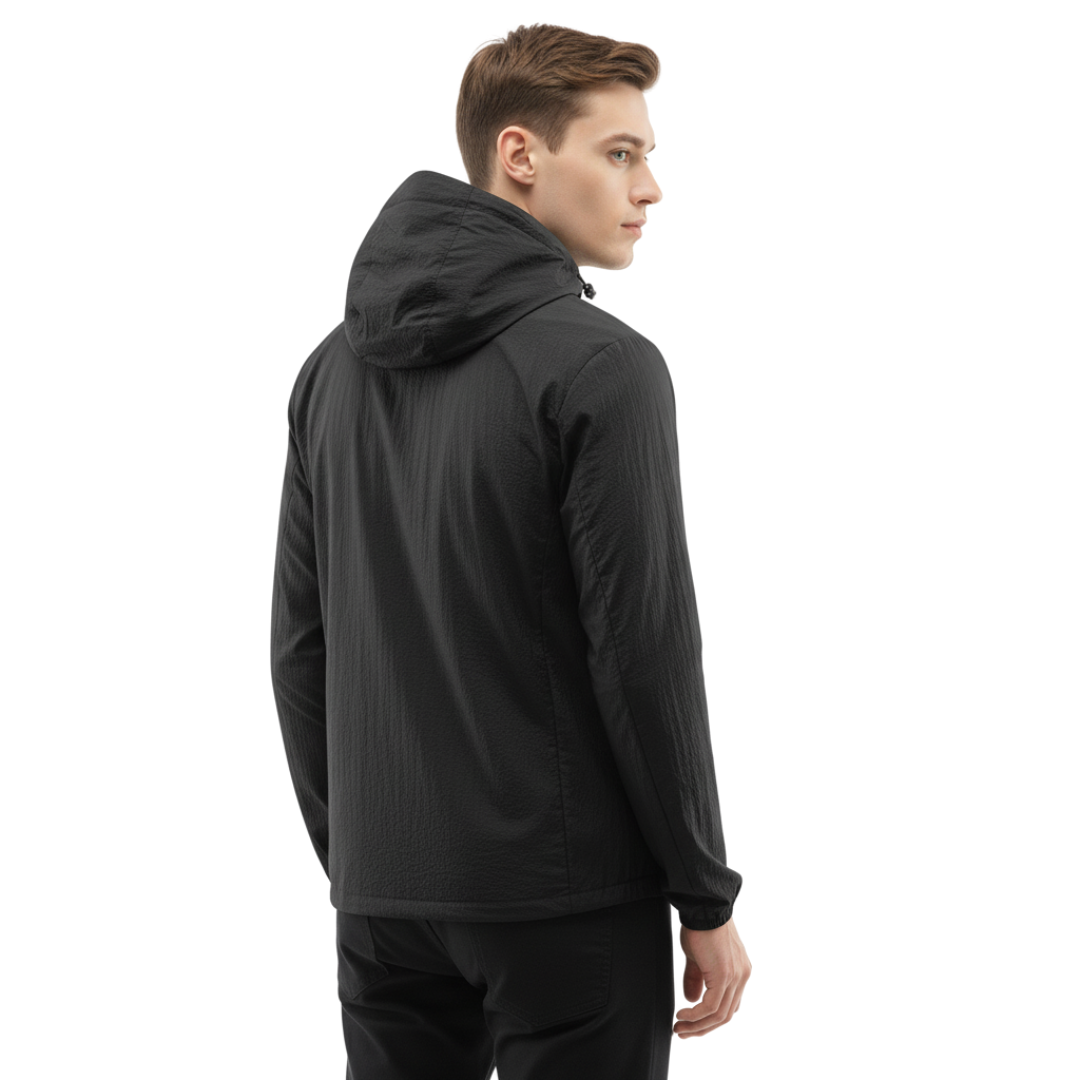 Men’s Lightweight Hooded Windbreaker – Outdoor Jacket