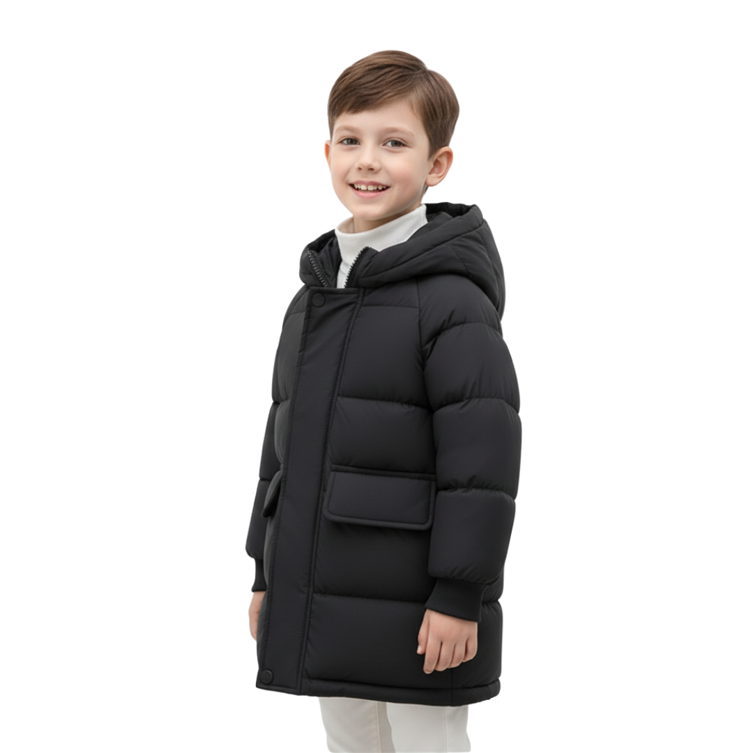 Baby & Toddler Warm Puffer Jacket – Hooded Winter Coat