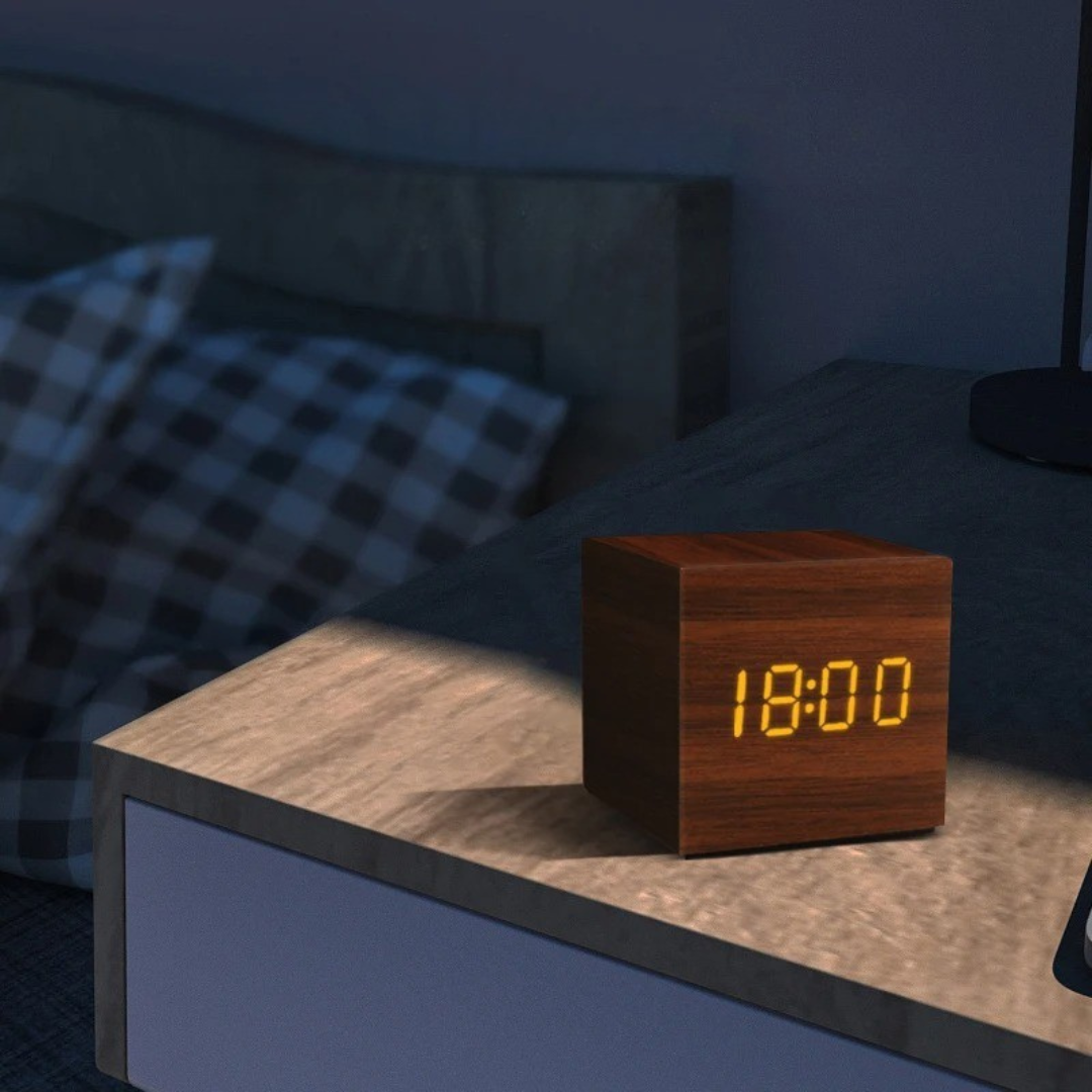 Nordspur | Woodverge Digital Wooden Tabletop Clock