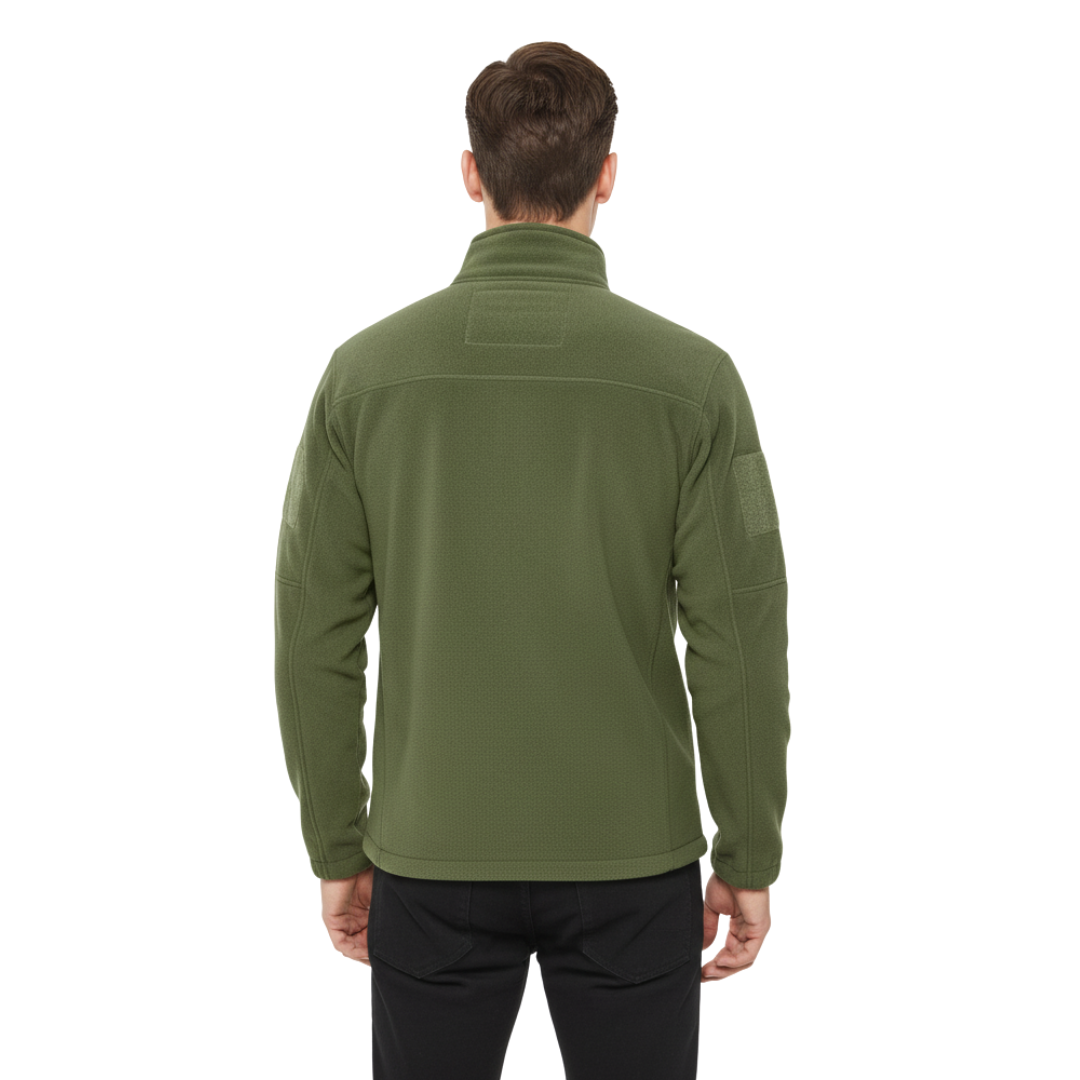 Men’s Thermal Fleece Jacket – Tactical Zip-Up Outdoor Jacket