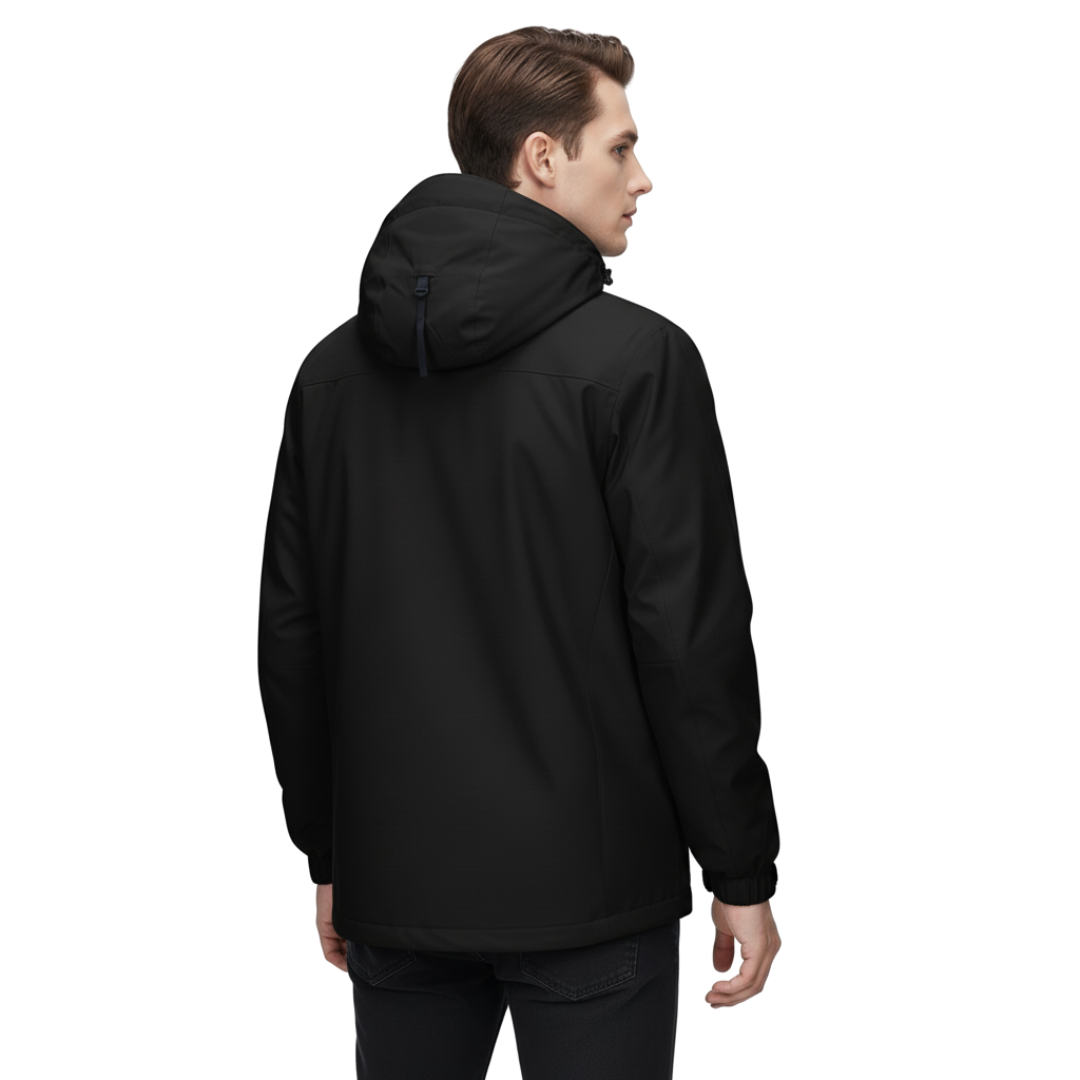 Men’s Waterproof Outdoor Jacket – Coat with Detachable Hood