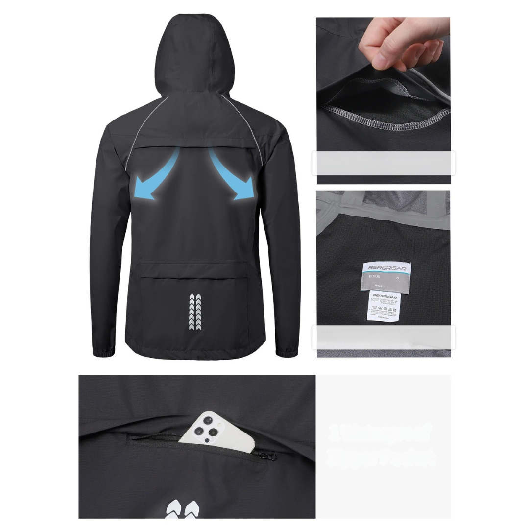 Nordspur | Velocira Hooded Cycling Rain Jacket