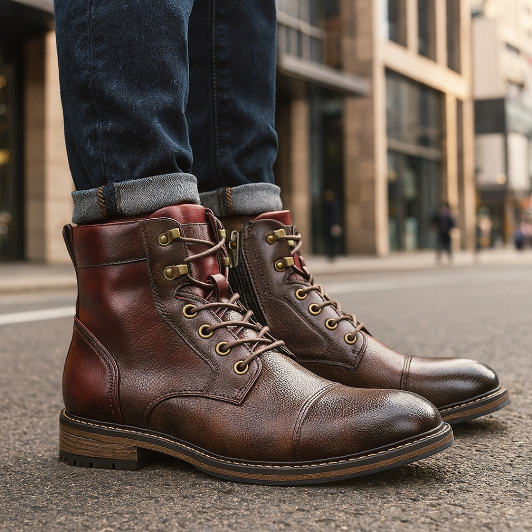 Leather Oxford Boots for Men – Redstone Heritage