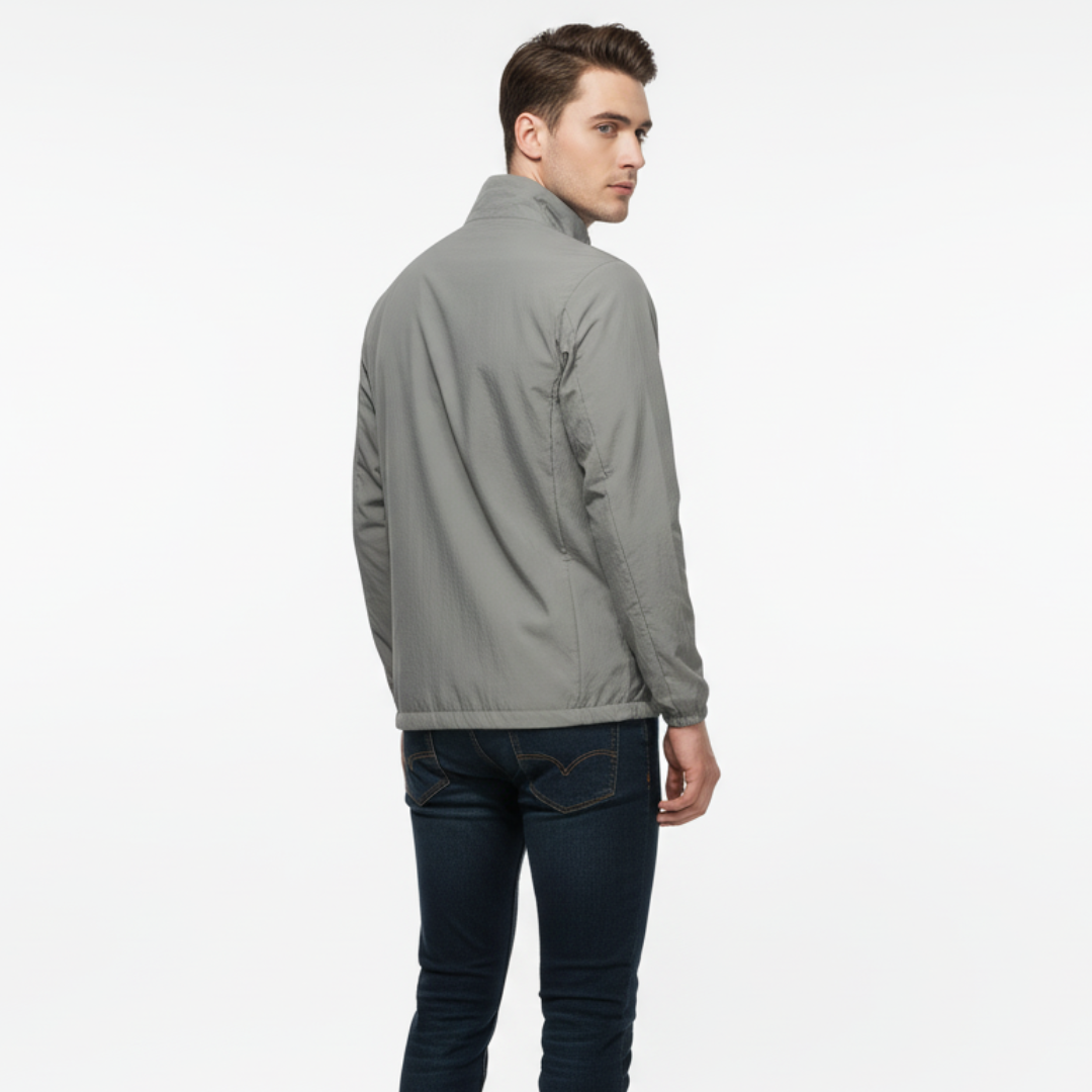 Men’s Lightweight UV-Protective Jacket – Windproof Summer Outdoor Windbreaker