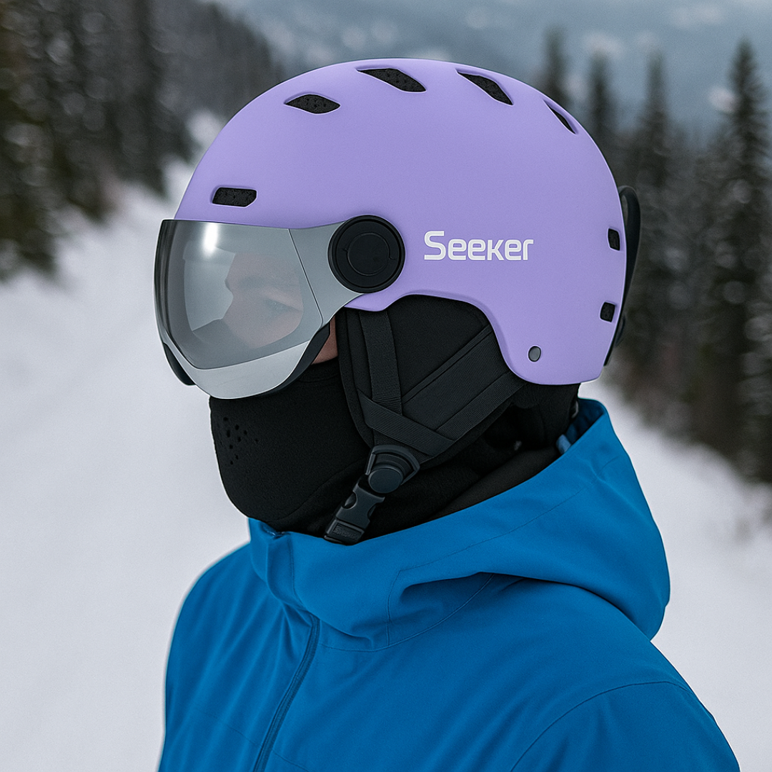 Ski Helmet with Visor – AlpenGuard