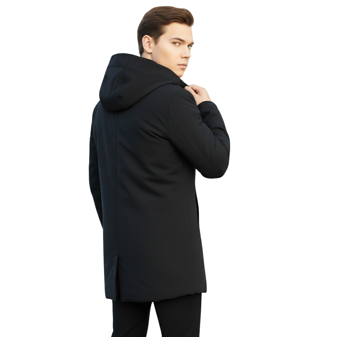 Men’s Waterproof Softshell Jacket – Windproof Hooded Raincoat