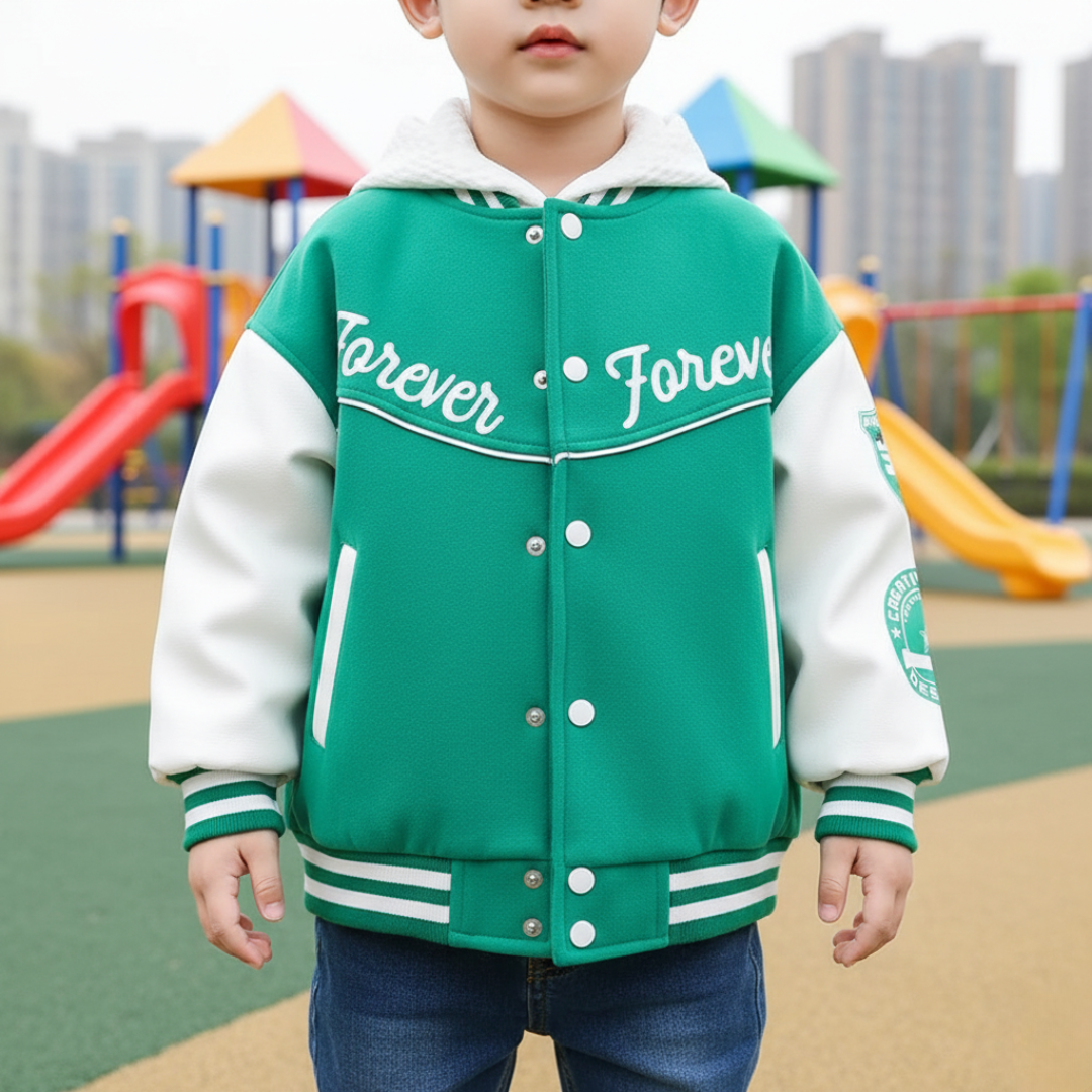 Baby Jacket – VarsityStyle Letter Jacket for Children