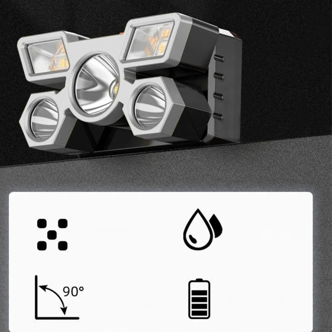 Nordspur | LumaBeam Rechargeable 5 LED Headlamp