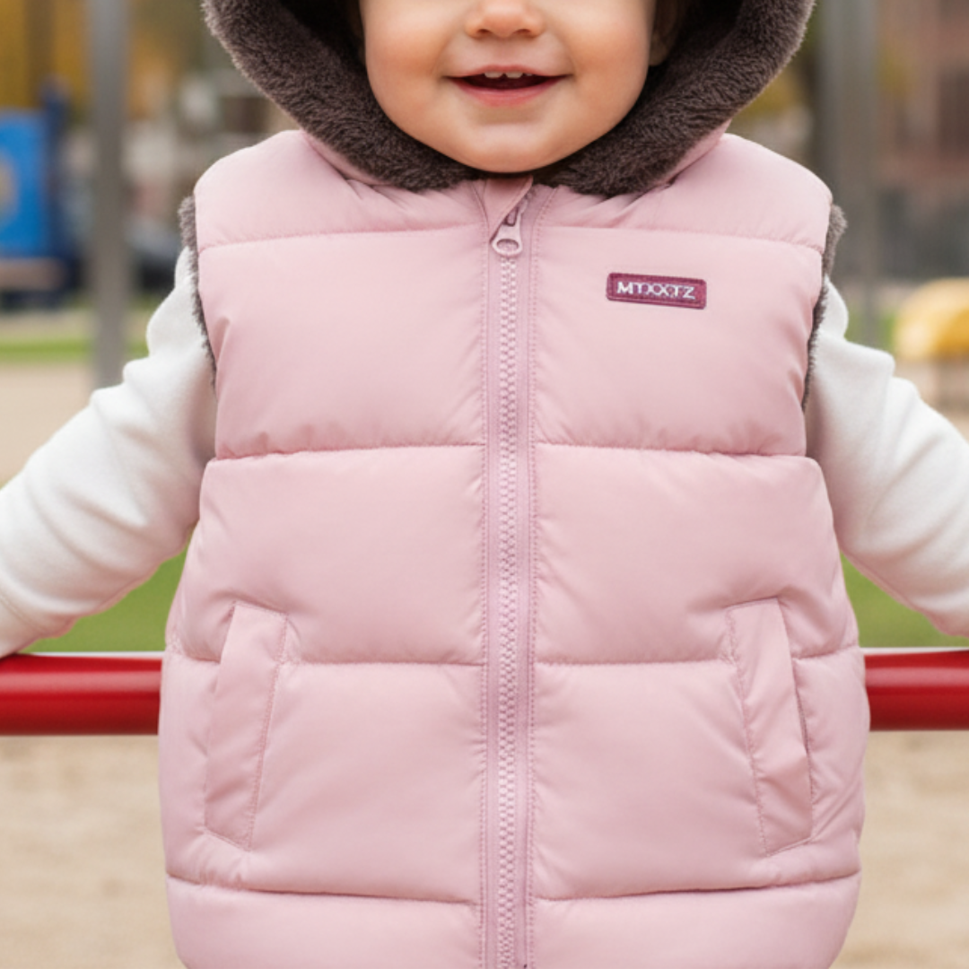 Baby Jacket – Hooded Padded Children’s Winter Vest FurNest