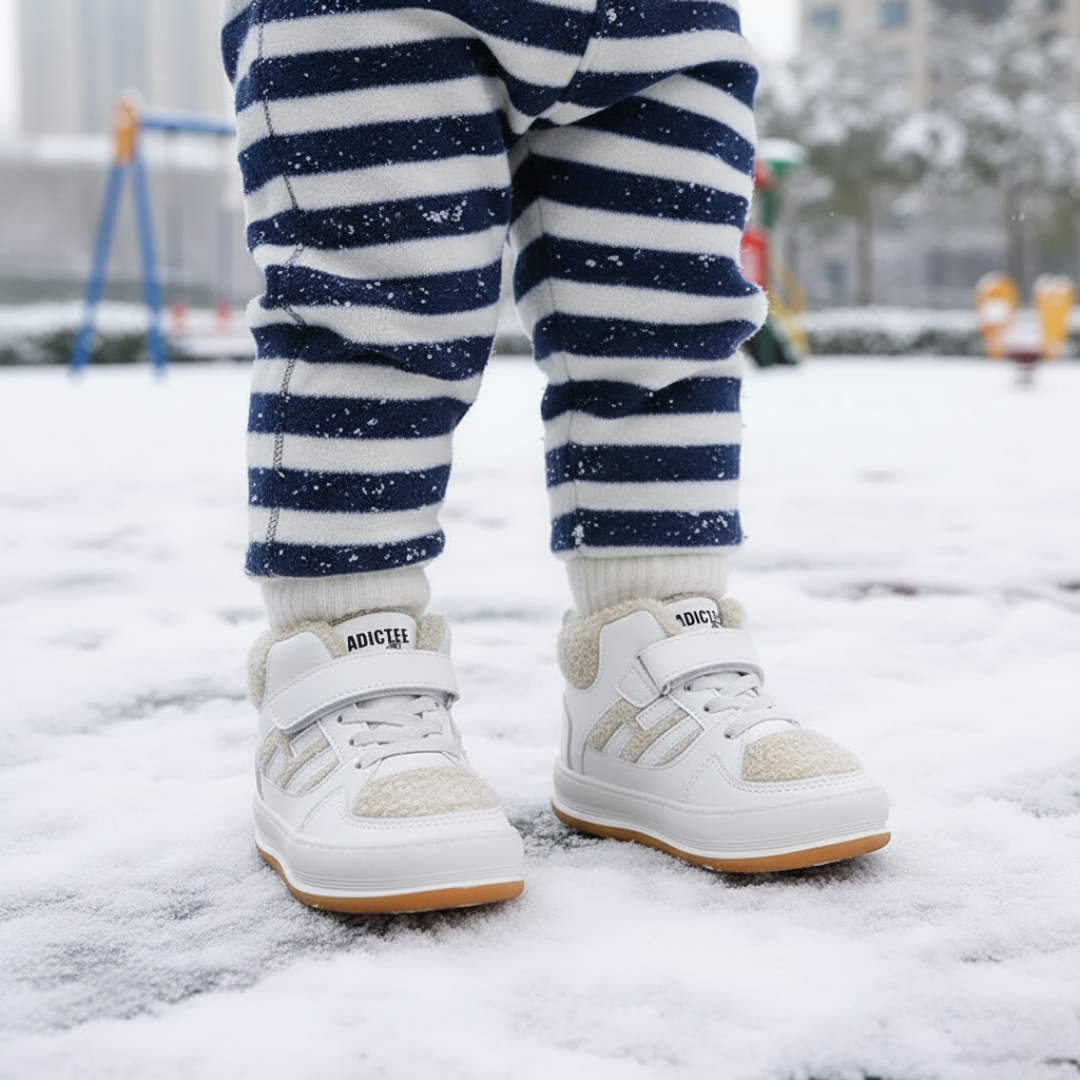 Baby Winter Shoes – StepSnug Children’s Ankle Boots with Plush Lining