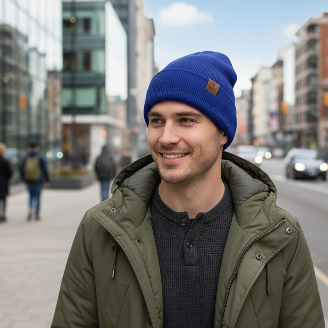 Winter Hat – Frosty Knitted Beanie