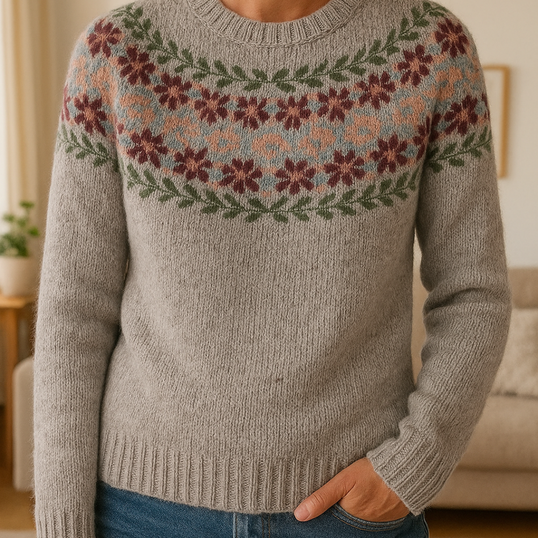 Fair Isle Knit Sweater Vest – FrostBloom Jumper