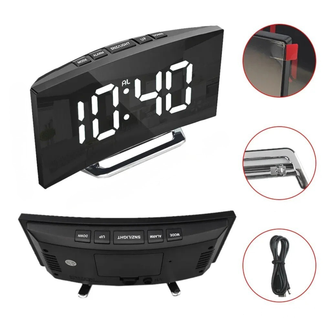 Nordspur | Lumori Mirror Finish LED Clock