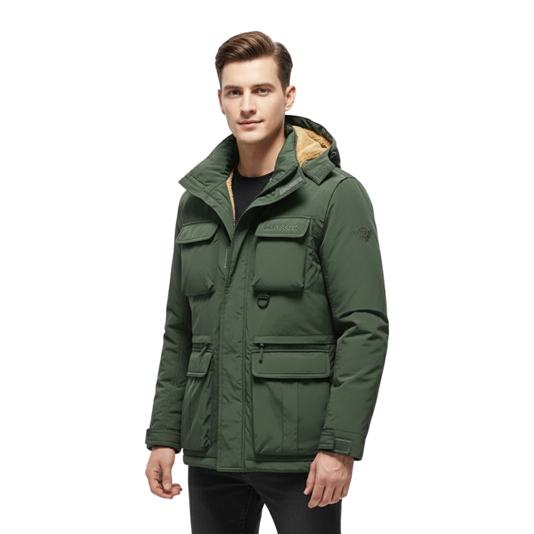 Men’s 3-in-1 Waterproof Jacket – Convertible Outdoor Coat