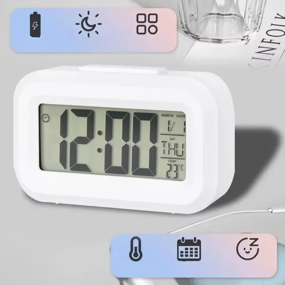 Nordspur | Lumiclock Compact LED Digital Alarm Clock