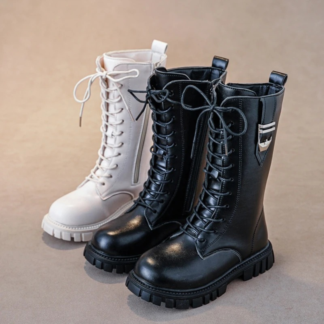 Baby Boots Waterproof with Side Zip & Anti-Slip Sole – SnowStride Children’s Boots