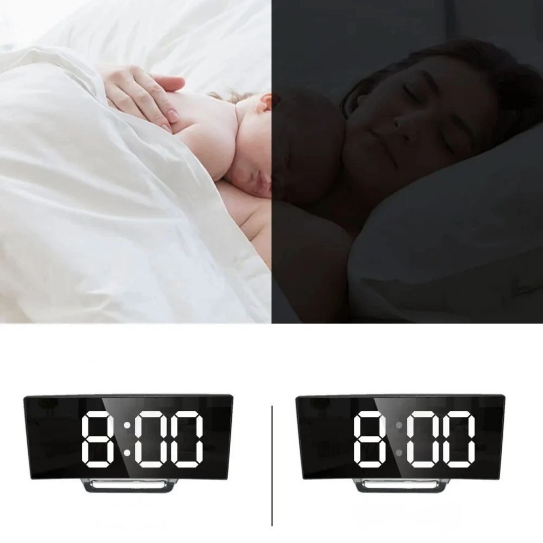 Nordspur | Lumori Mirror Finish LED Clock