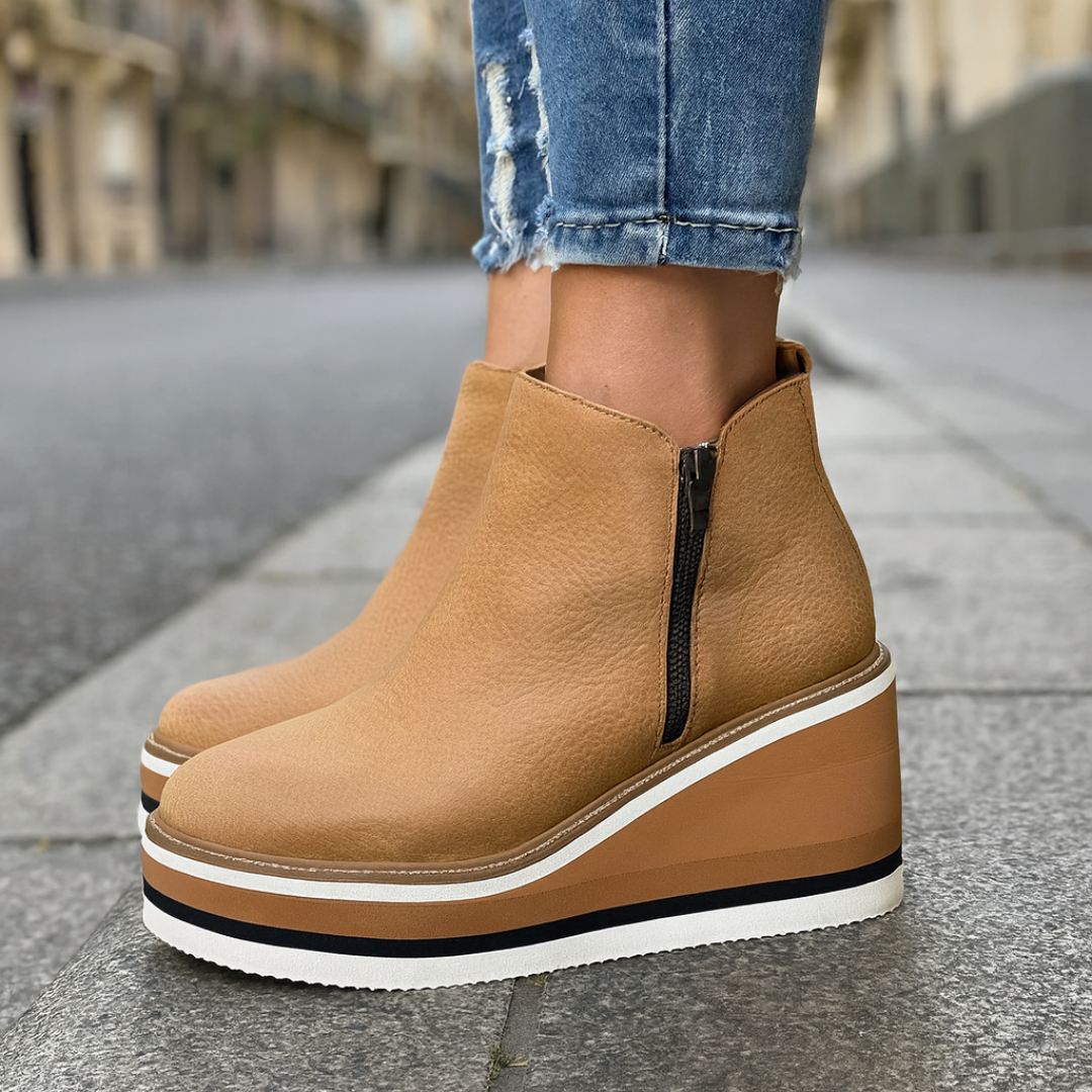 Waterproof Platform Ankle Boots – WeatherStep Chelsea