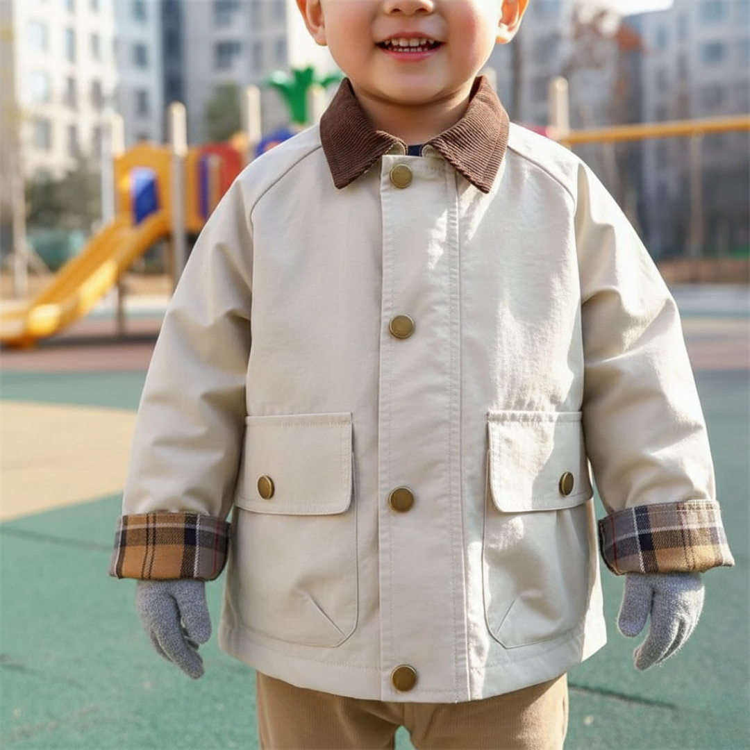 Baby Jacket – LittleGent Children’s Smart Cotton Pocket Coat