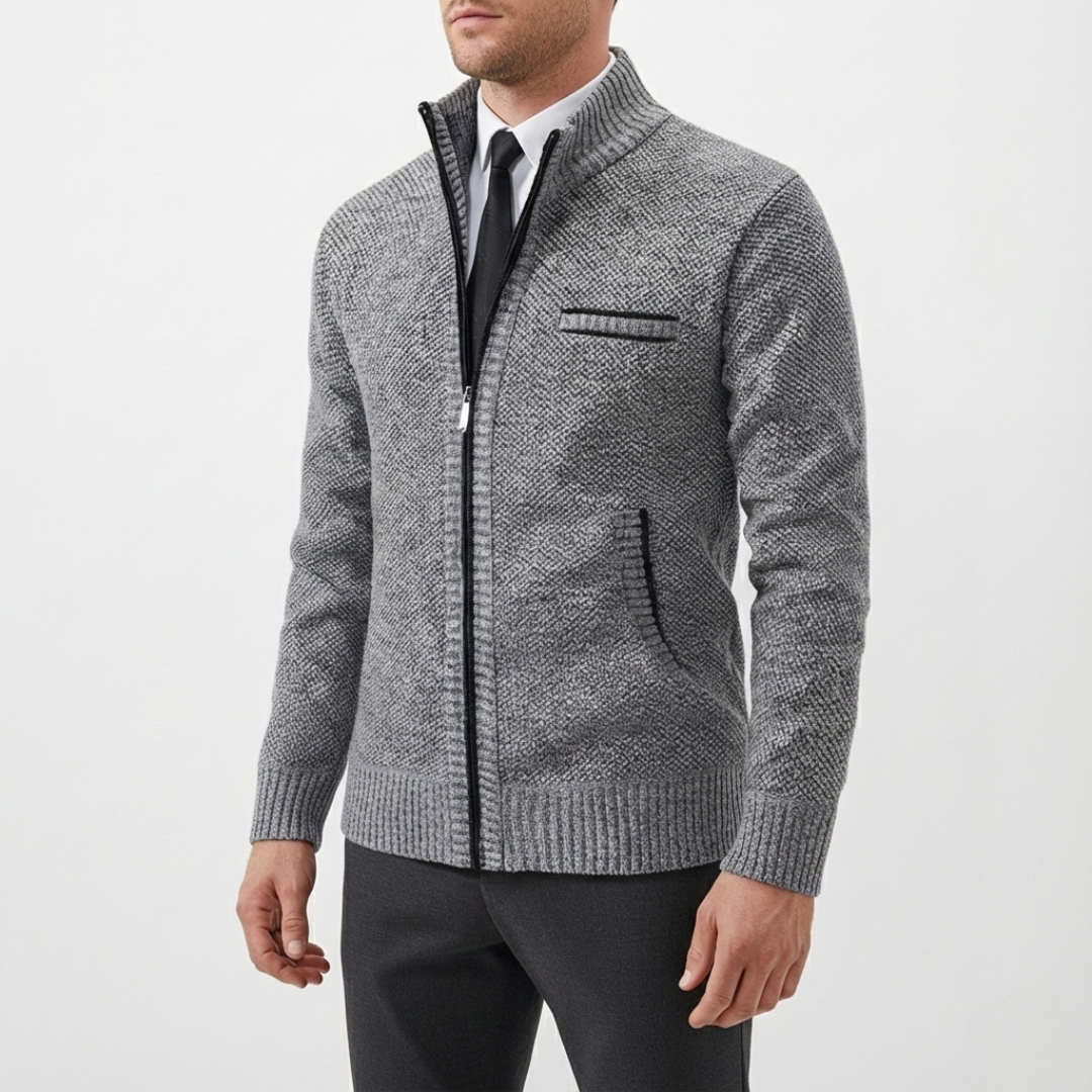 Nordspur | Men Casual Zip Cardigan