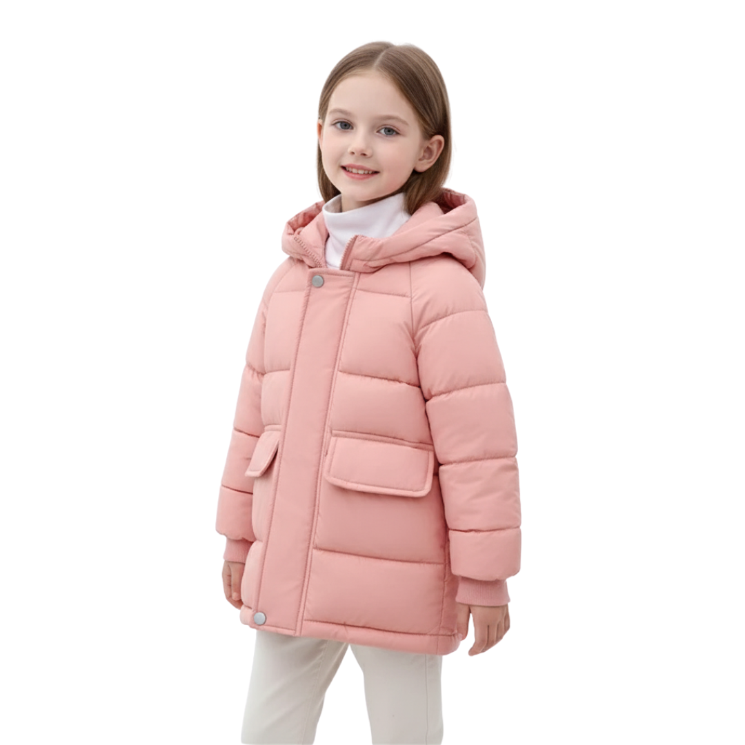 Baby & Toddler Warm Puffer Jacket – Hooded Winter Coat