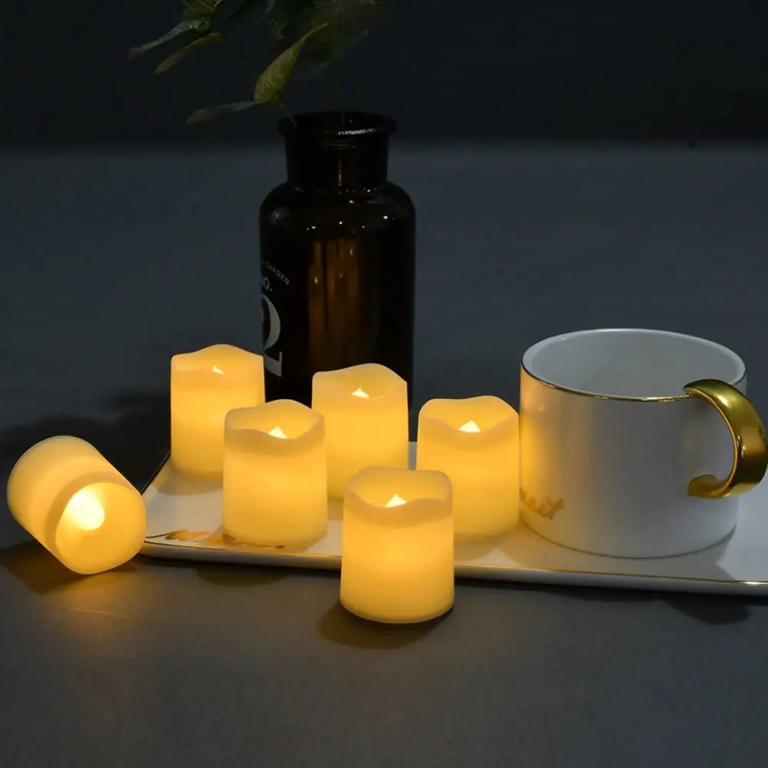 LED Flameless Candle Set – GlowLume 24-Piece Tea Lights