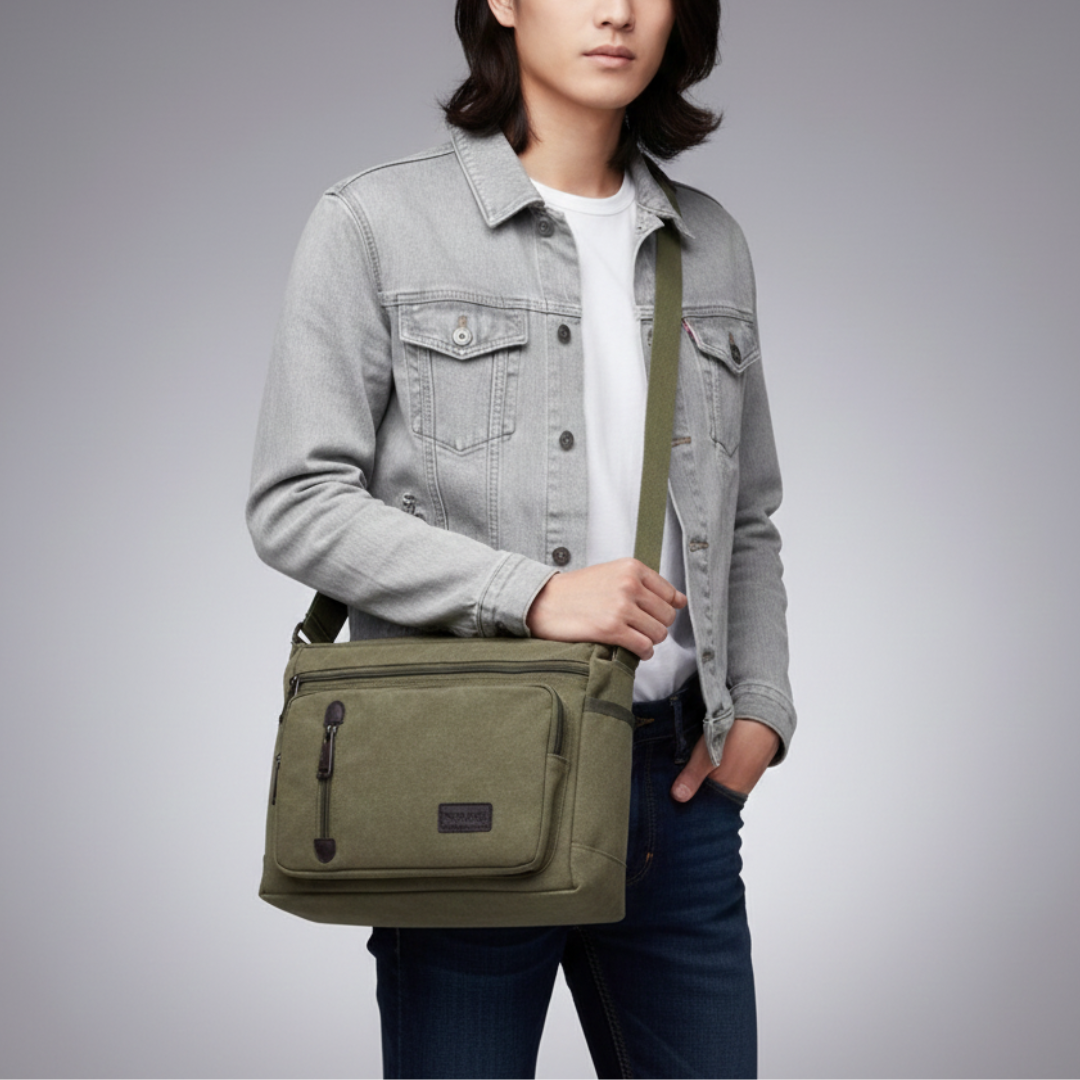 Nordspur | Retro Canvas Shoulder Bag