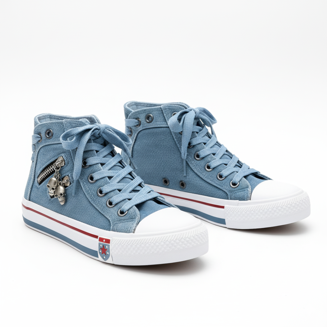 Nordspur | Denim Rebel High-Top Sneakers