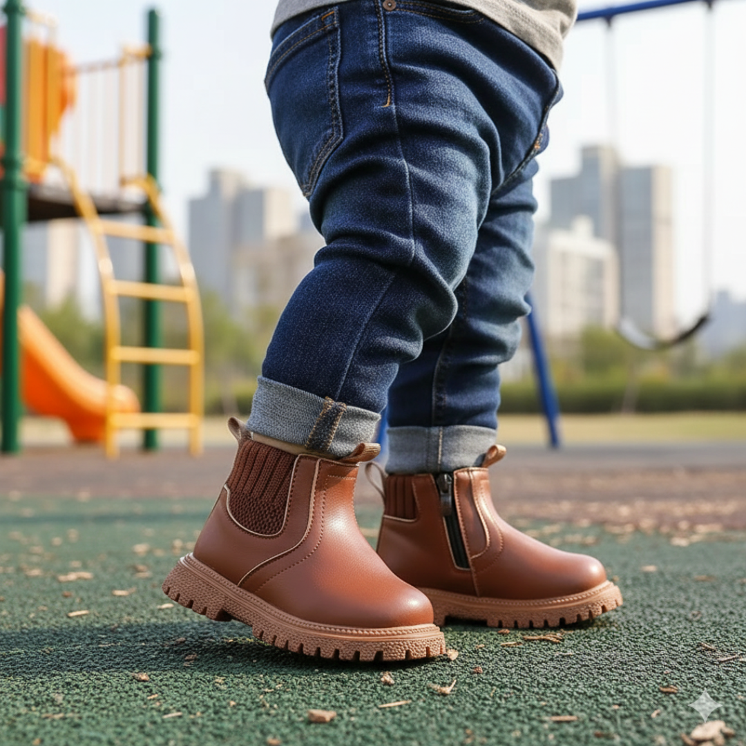 Baby Shoes Waterproof Leather Ankle Boots – MudMate Children’s Boots