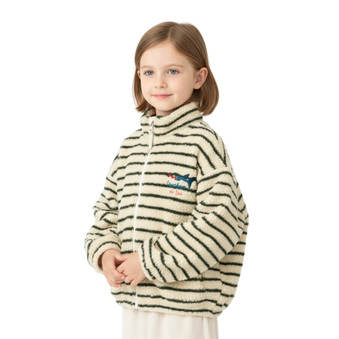 Baby & Toddler Warm Fleece Jacket – Soft Zip-Up Winter Coat