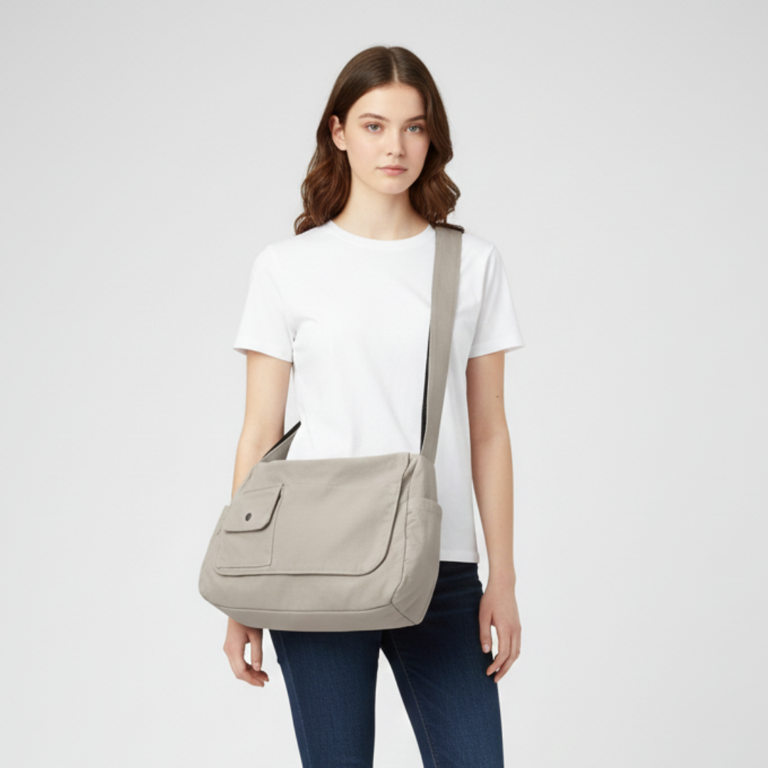 Nordspur | Large Canvas Messenger Bag