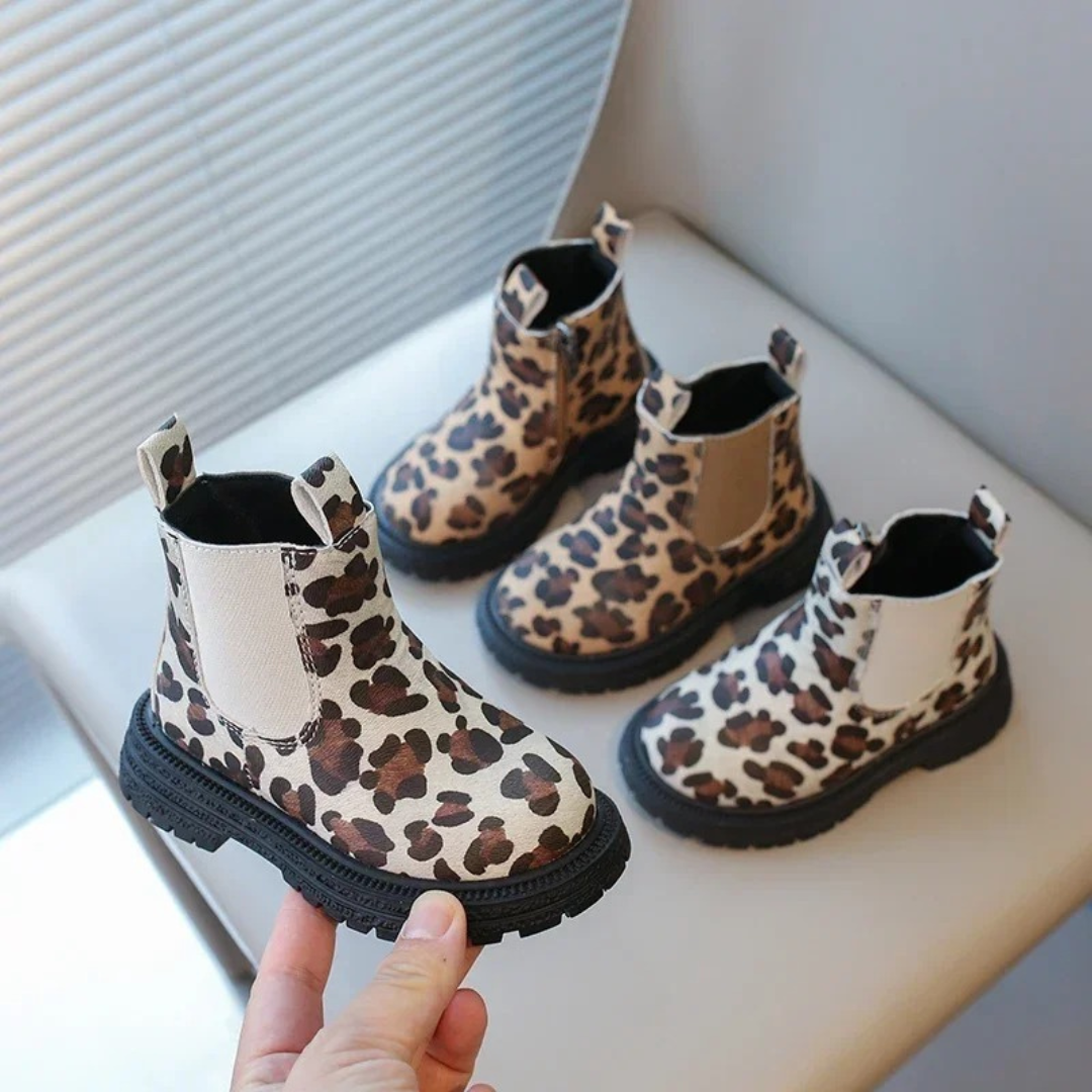 Baby Winter Shoes – WildPaw Children’s Leopard Ankle Boots