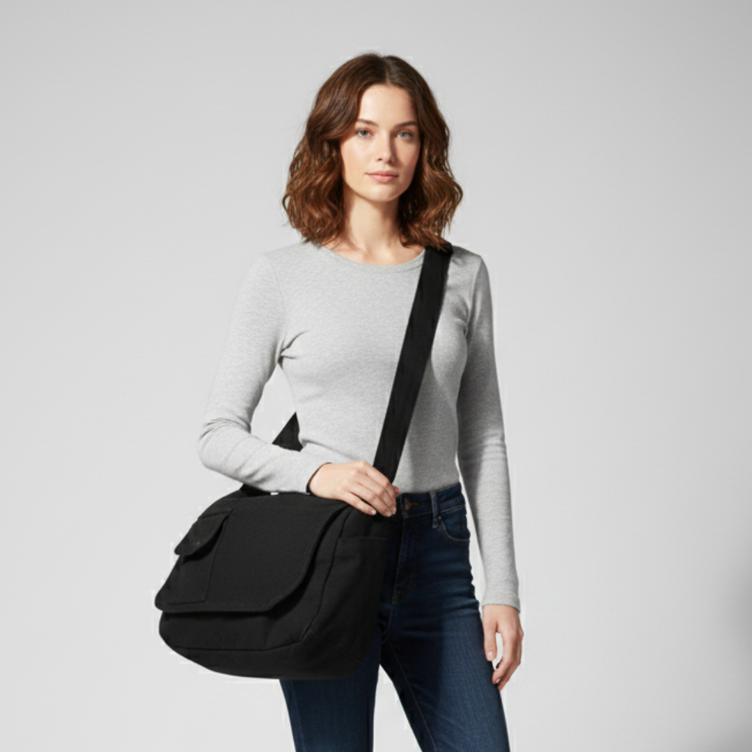 Nordspur | Large Canvas Messenger Bag