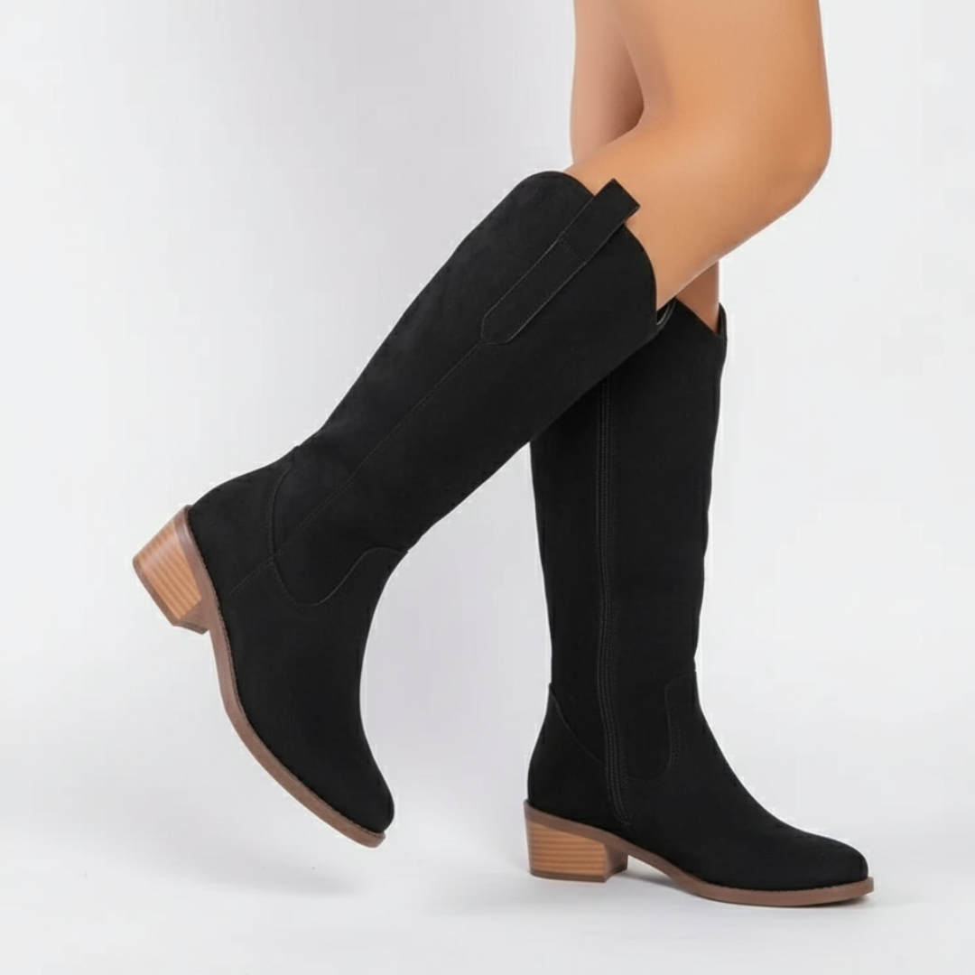 Boots Cowboy for Women – Sierra Embroidered Knee-High Boots