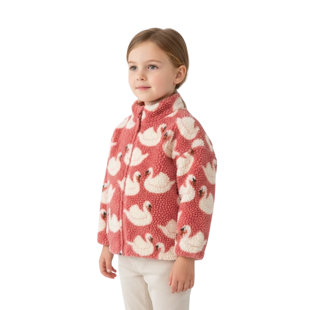 Baby & Toddler Warm Fleece Jacket – Soft Zip-Up Winter Coat