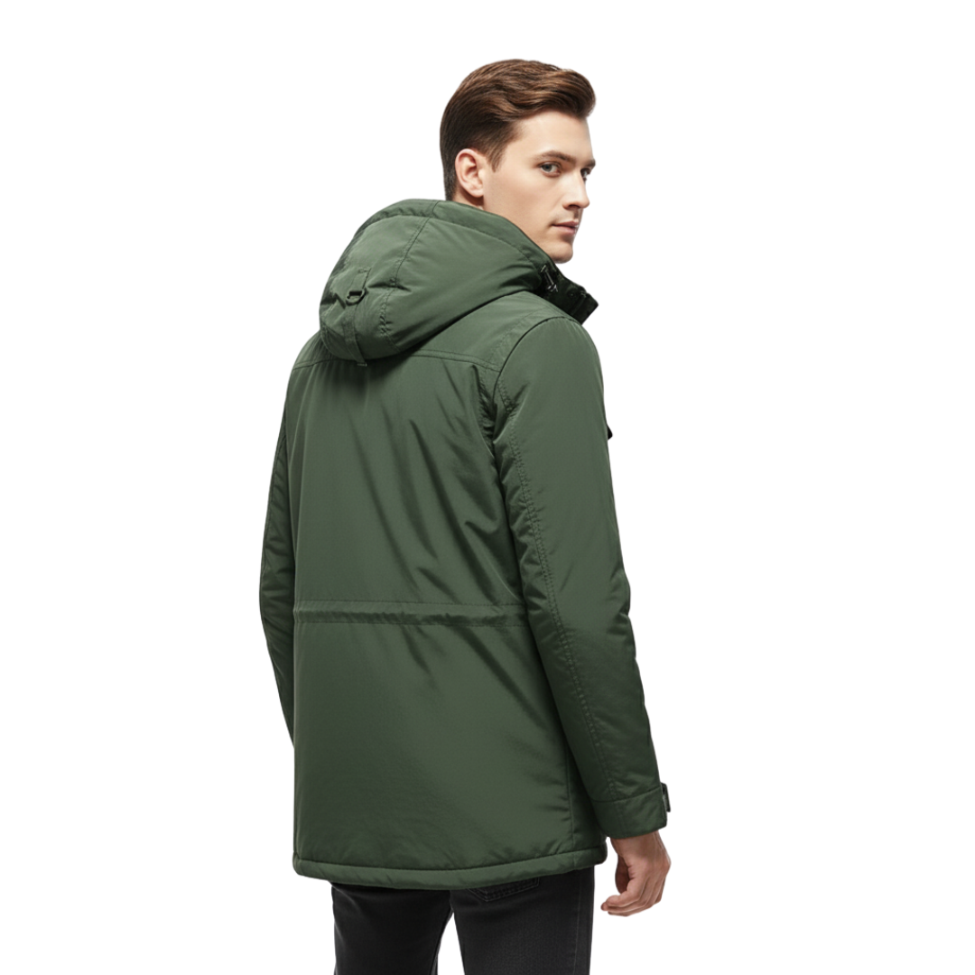 Men’s Waterproof Outdoor Jacket – Coat with Detachable Hood